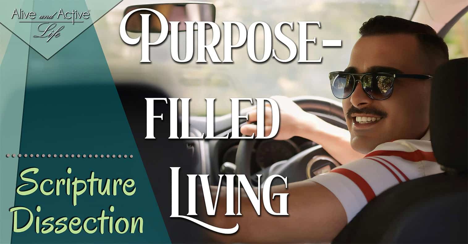 Purpose-Filled Living – Scripture Dissection Purpose-Filled Living - Scripture Dissection